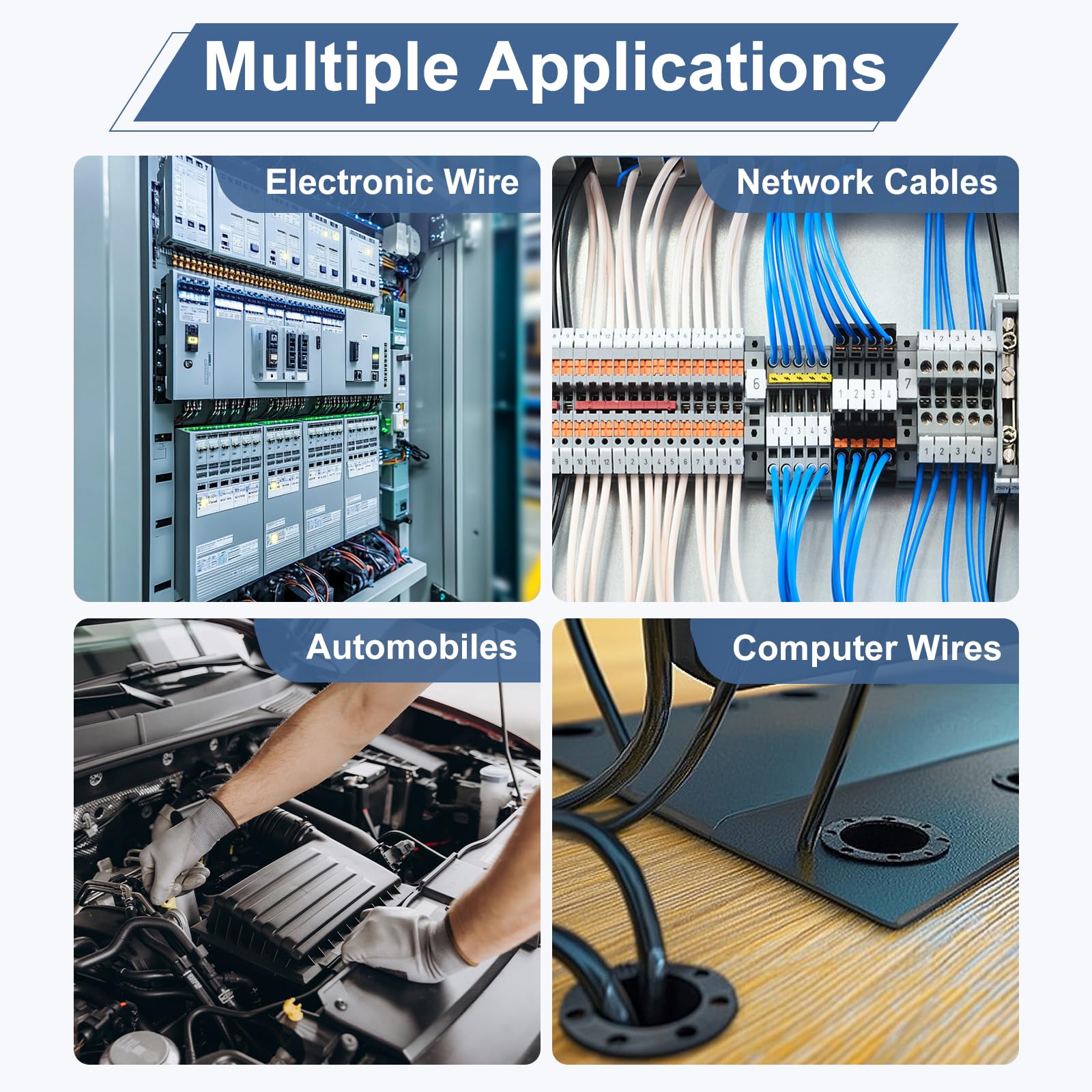 QUARKZMAN 12 Pezzi Occhielli In Gomma 16mm Foro Di - Foto 2