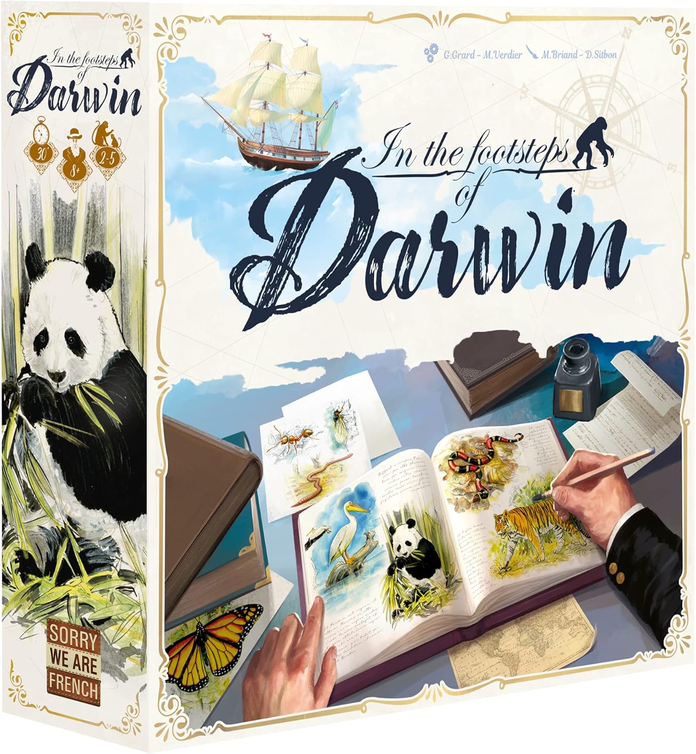 in The Footsteps of Darwin | Mensa Select Winner | Tile Laying Board Game for Kids, Teens, & Adults | Help Create Origins of Species | Fun & Educational Family Game | Ages 8+ | 2-5 Players | 30 Min
