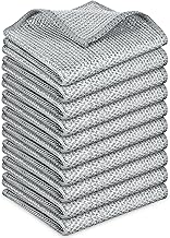 Vicloon 10 PCS Multipurpose Wire Dishwashing Rags for Wet and Dry, Multifunctional Wire Cleaning Cloths, Non-Scratch Wire Dishcloth Cloths for Kitchen, Reusable Kitchen Cleaning Dish Towels Dish