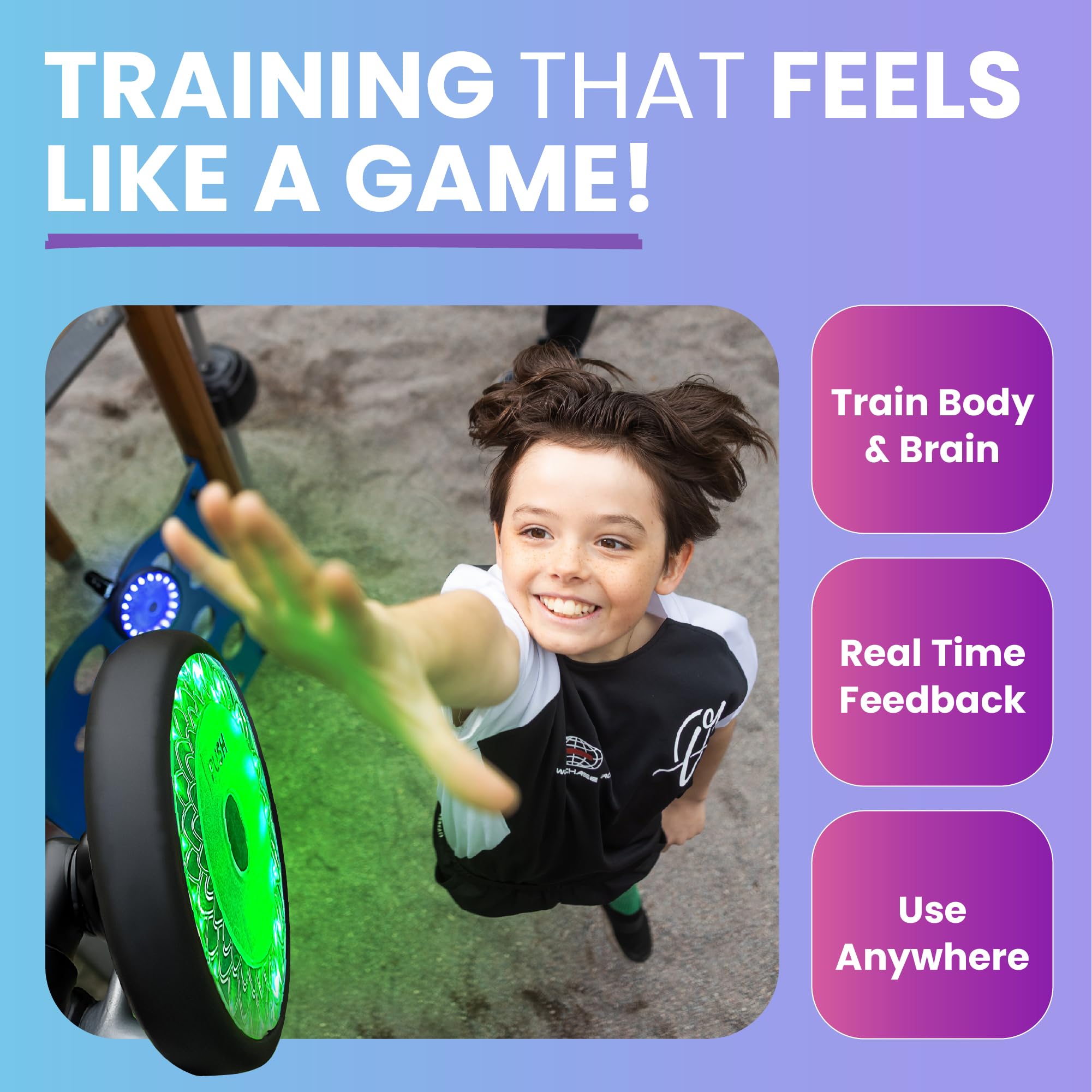 Reaktionslichter Training – Smartes Reaktionstraining per App – Trainingslichter für Sport, Schule & Coaching – 4 oder 6 Pucks