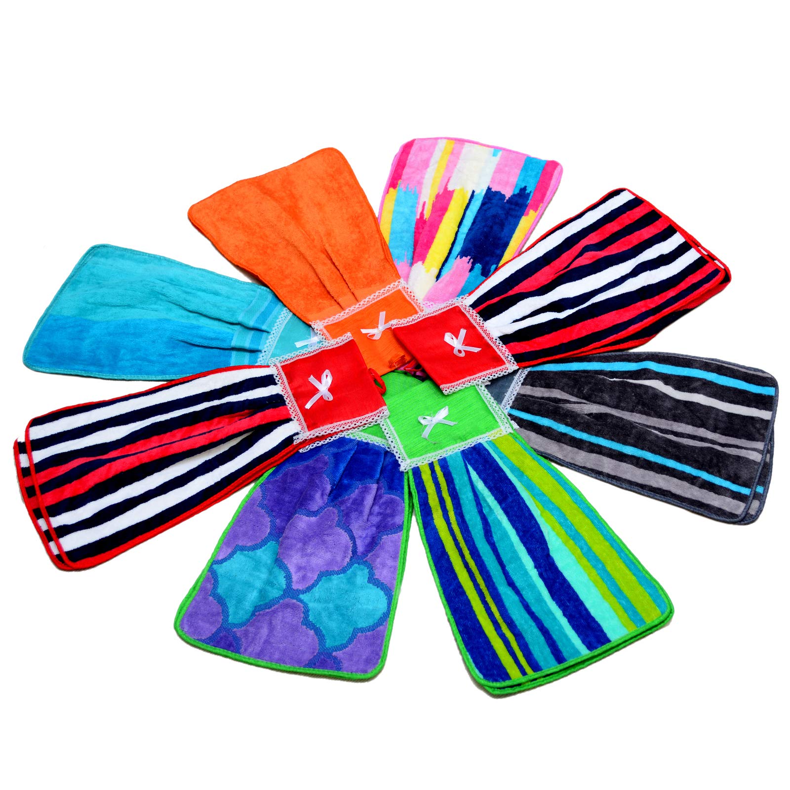 ascension Cotton Hanging Kitchen Napkin (Set of 4, Multicolour)