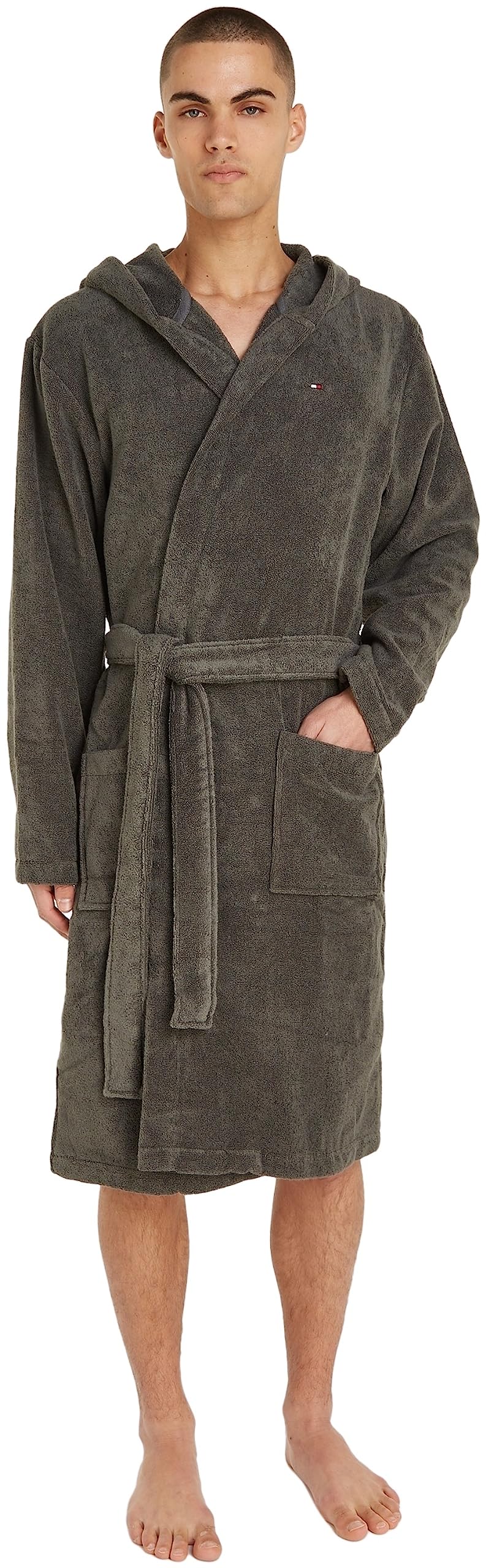 Tommy Hilfiger Herren Bademantel Frottee