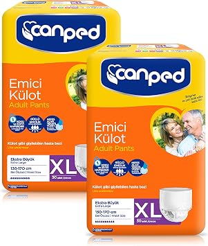 Canped Absorbent Panties XL, Extra Large, 60 Pieces