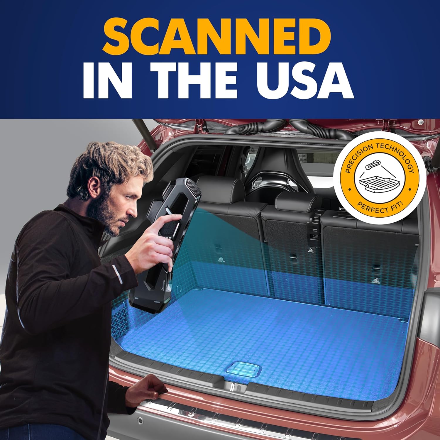 Premium Cargo Liner for Mercedes GLA SUV, AMG GLA 45, AMG GLA 35 2021-2026 - 100% Protection - Custom Fit Car Trunk Mat - Black Cargo Mat - 3D Shaped Laser Measured Trunk Liners