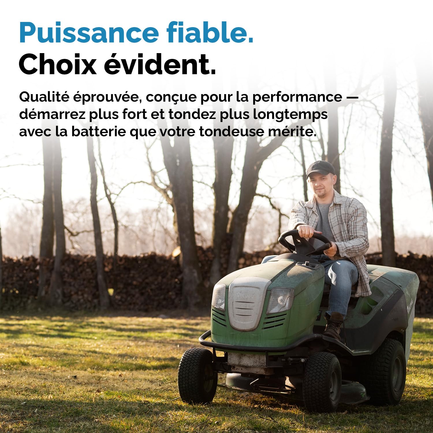Batterie 30Ah AGM Premium pour Tondeuse et Tracteur - Compatible Batterie Tondeuse Autoportée Idéale 30 Ah Tondeuse MTD, Briggs et Stratton Plus U19