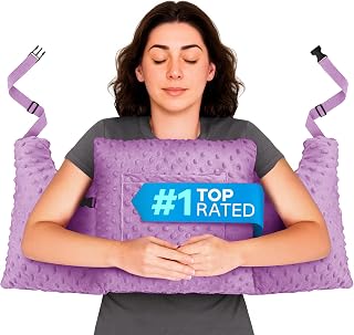 Zomaple Post Mastectomy Pillow, Royal Plum – Gentle Breast Protection for Car Rides & Sleep – Reduces Underarm Pressure, Cushions Bumps, Helps You Rest – Lumpectomy & Mastectomy Recovery Support