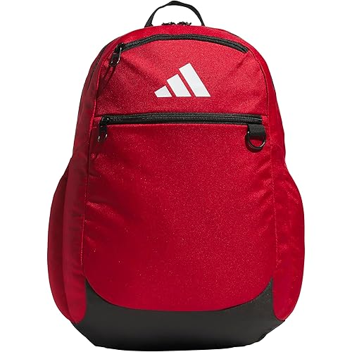 adidas Striker Team Sports Backpack for Soccer and More, Workout Bag for Men and Women, Power Red/3.0 (36L), One Size