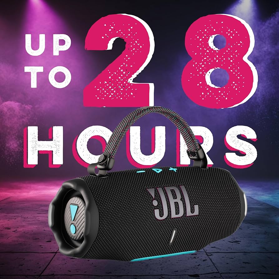 Amazon.com: JBL Charge 6 Portable Bluetooth Speaker (Funky) | IP68