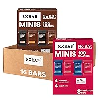Vista 10 de RXBAR Minis - Barras de proteínas, 0.24 oz de proteína, aperitivos sin gluten, paquete variado (4 cajas, 32 unidades)