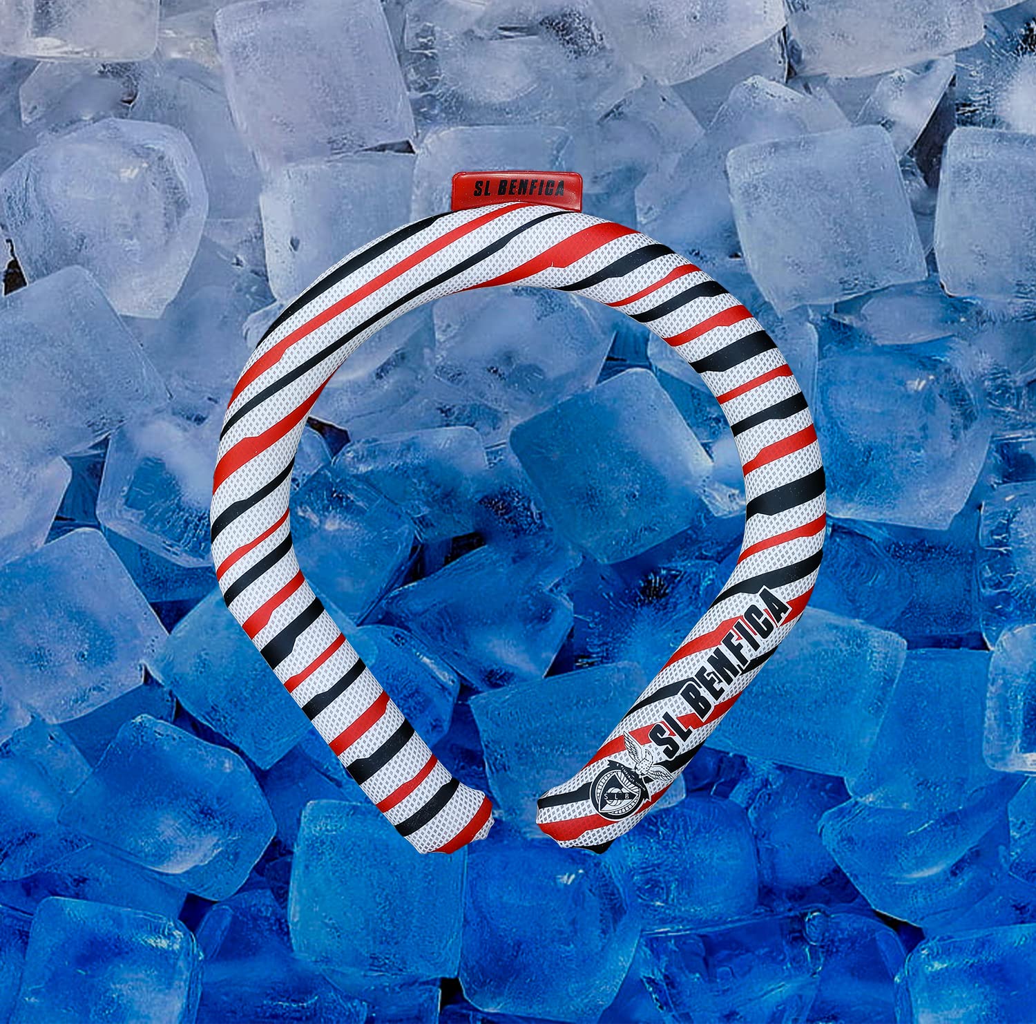 SL-Benfica - icicool Pet Neck Band (Medium) | Cooling Neck Tube | icicool Neck Wrap | Cooling Neck Wear for Dongs and Cats