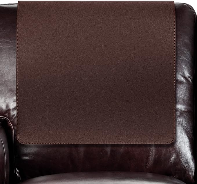 Headrest Cover for Furniture Slipcover Faux Leather Chair