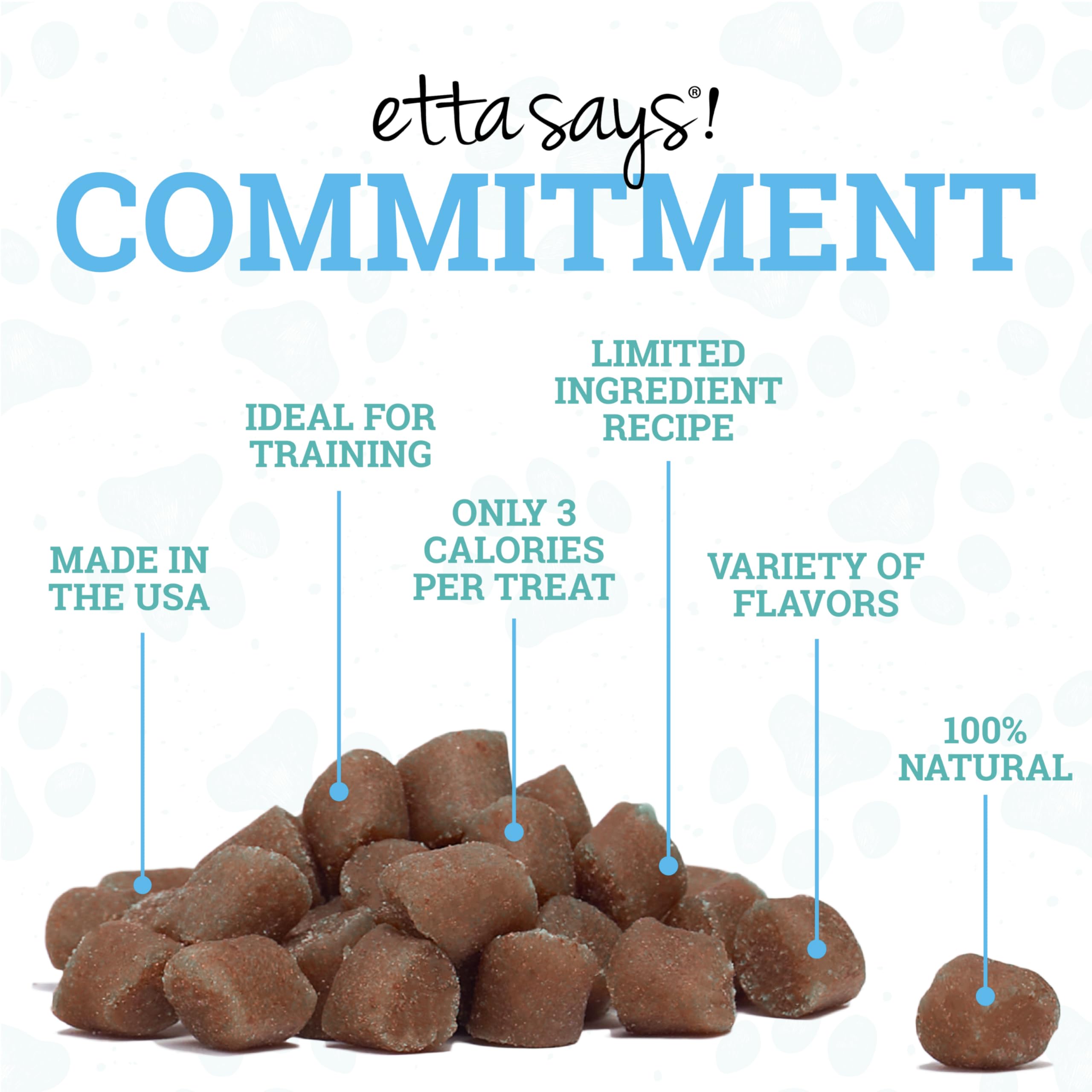 etta says! Sit Training Treats - All Natural Chicken Soft Treats for Dogs - Made in The USA - Soft & Chewy for Small, Medium & Large Dogs or Puppies - image 5