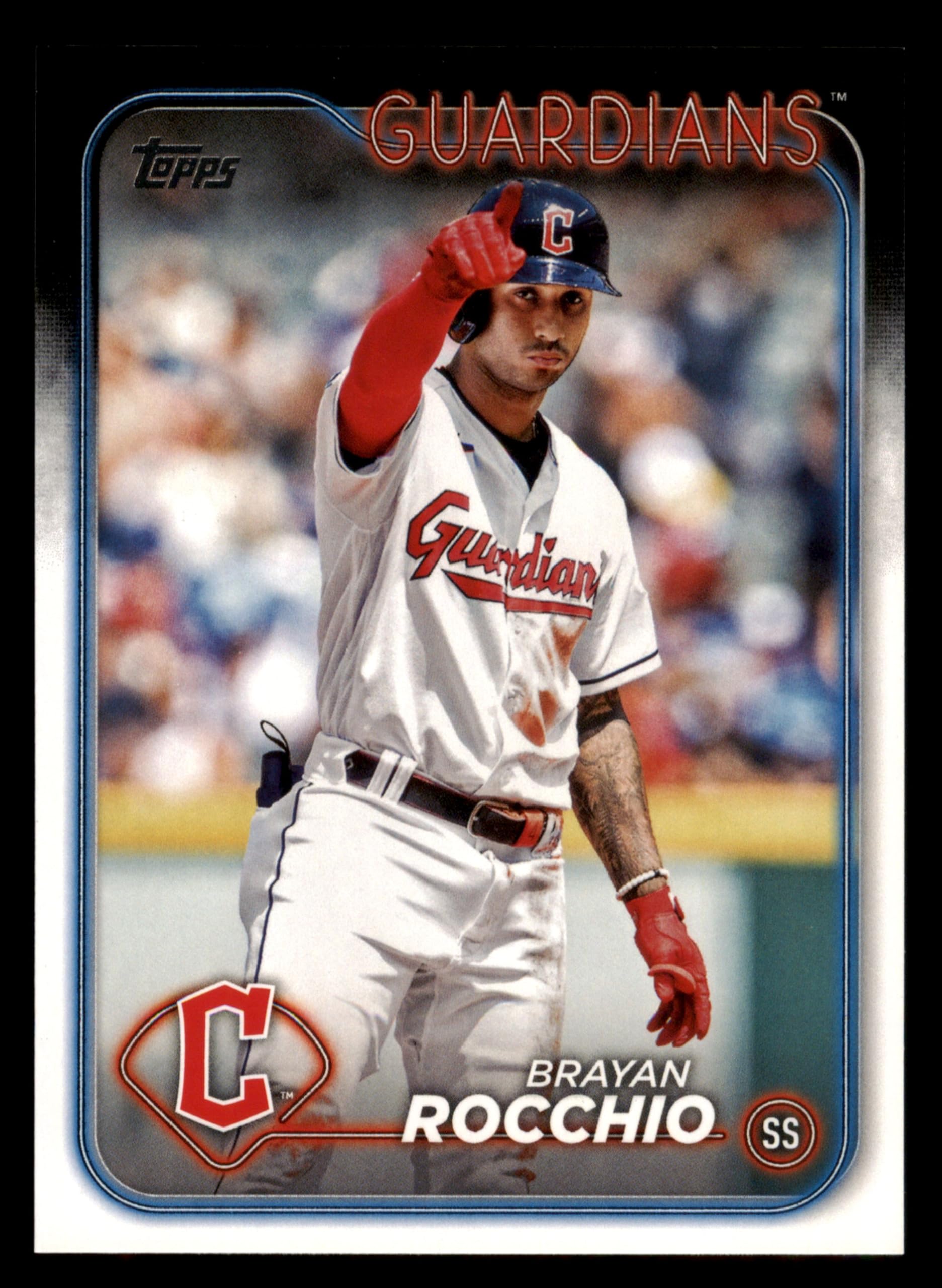 Amazon.com: 2024 Topps #473 Brayan Rocchio Cleveland Guardians