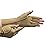 Isotoner Therapeutic Open Finger Gloves, Pair, Large