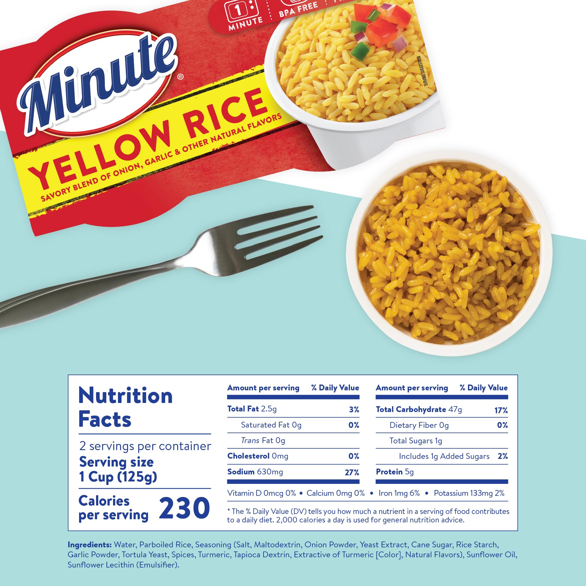 Snapklik.com : Minute Ready-to-Serve Yellow Rice, Microwavable Rice ...