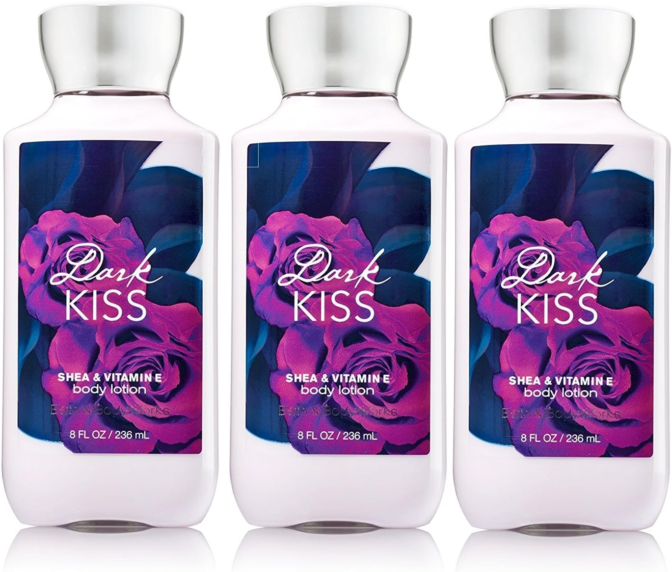 Bath & Body WorksSignature Collection Body Lotion Dark Kiss, 8 Fl Oz (Pack of 3)