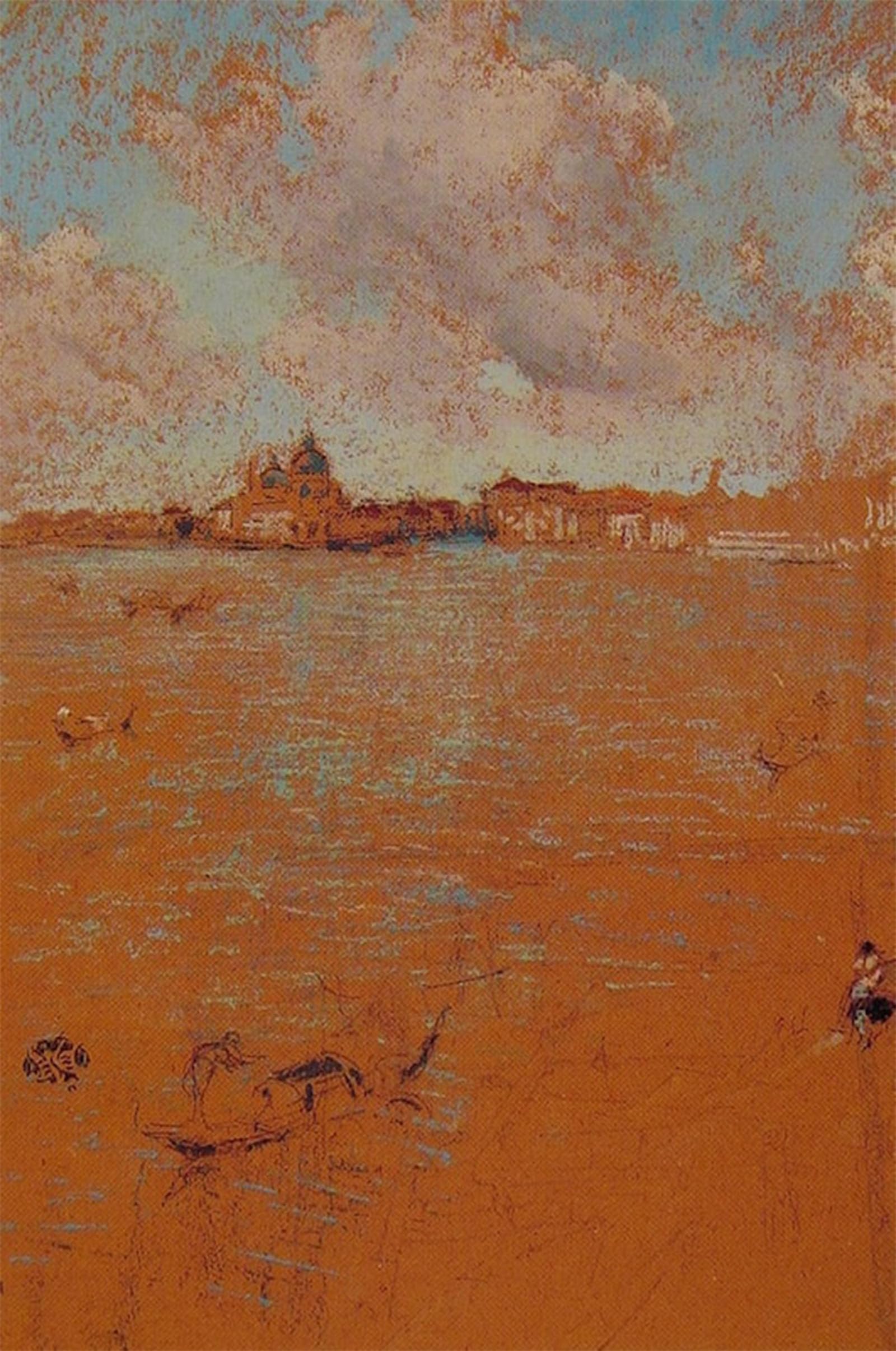 Serendipitp No Frame Abstract Painting Mural Print Picture Wall Decor Painting Venetian Scene By Abbott Mcneill Whistler Vintage Wall Artwork For Home Decor 60X90cm