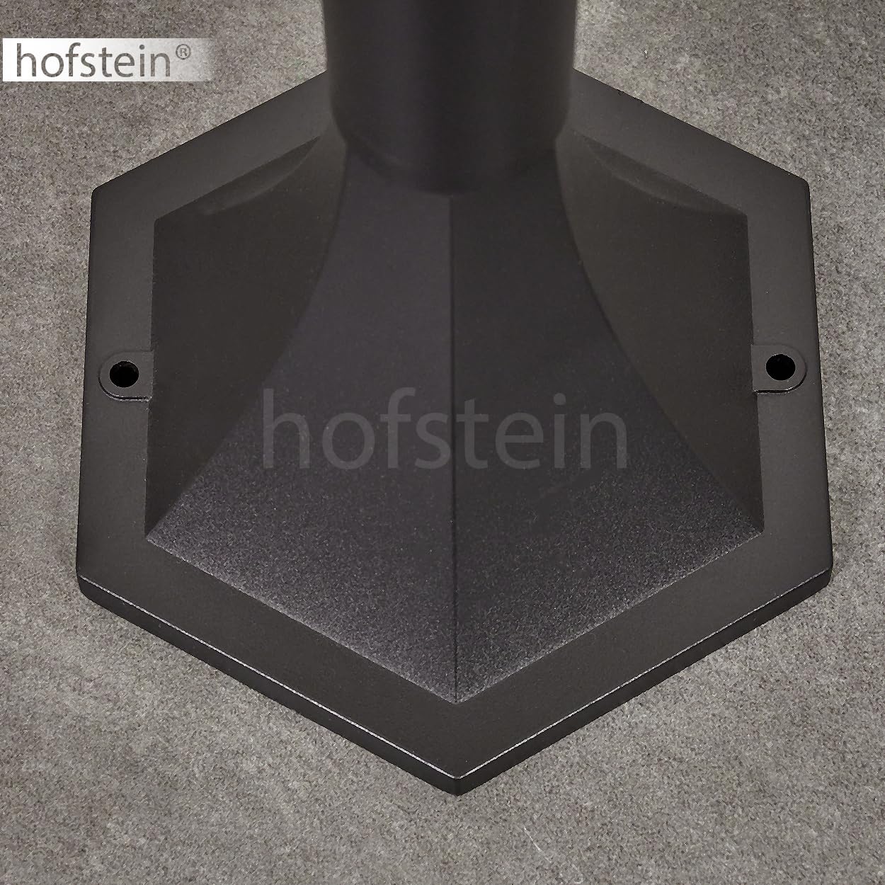 Lampa zewnętrzna Loria, oświetlenie ścieżki z czujnikiem ruchu z metalu/szkła mlecznego w kolorze czarnym/białym, lampa zewnętrzna o wyglądzie antycznym, 107 cm, lampa ogrodowa, oświetlenie ogrodowe