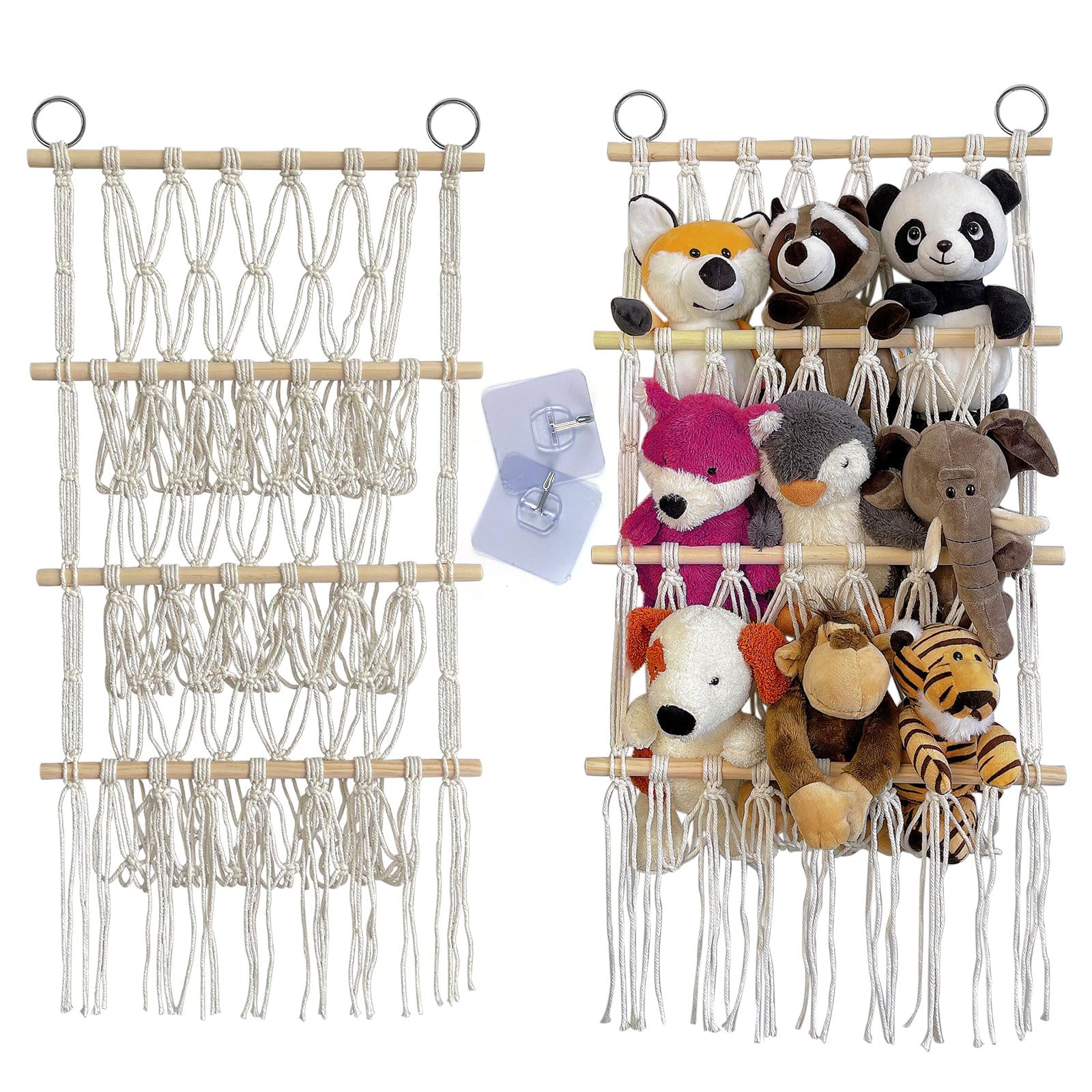 Stofftier Aufbewahrung,Kuscheltier Netz,Spielzeug Hängematte, 1 Stück Kuscheltier Aufbewahrung Netz,Kinderzimmer HäNgend Spielzeug Organizer für Kuscheltiere Teddy Eckspielzeug Schlafzimmer Deko. Küche, Haushalt & Wohnen