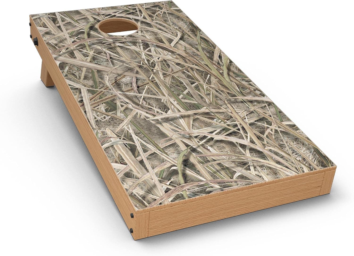 Design Skinz Full-Body Wrap Decal Protective Skin-Kit Compatible with Cornhole Board - Mossy Oak Shadow Grass Blades