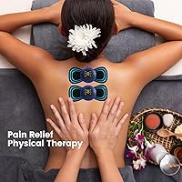 Vista 4 de PLENO 8Pcs Pad for Whole Body Massager, Pad Only (Host is not Included)