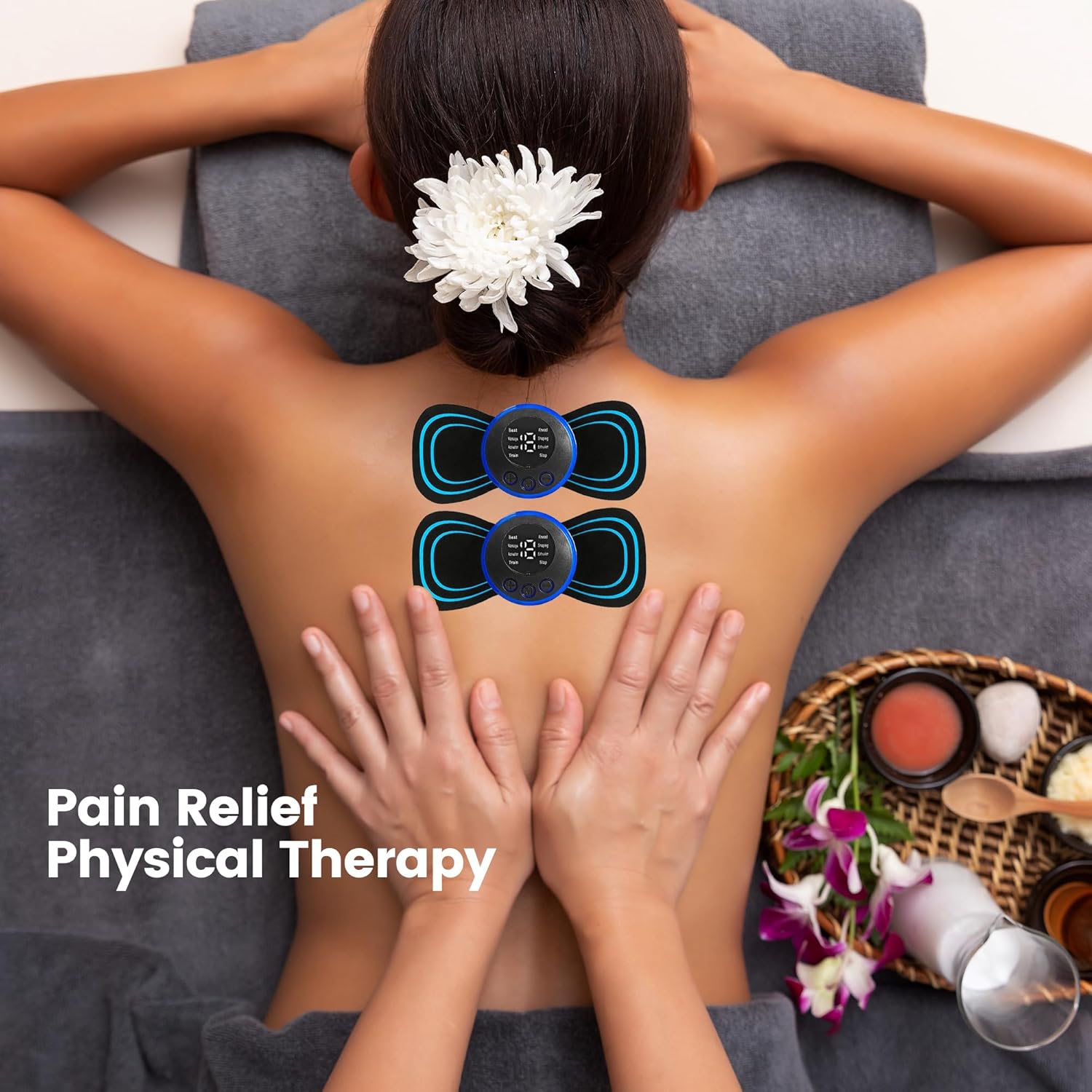 PLENO 2 Mini Muscle Body Massager Host with 2 Replaceable Whole Pads and 19 Speed 8 Modes for Pain Relief for Full Body and Relaxation of Arm, Leg, Foot, Shoulder, Waist PLENO 2 Mini Muscle Body Massager Host with 2 Replaceable Whole Pads and 19 Speed 8 Modes for Pain Relief for Full Body and Relaxation of Arm, Leg, Foot, Shoulder, Waist