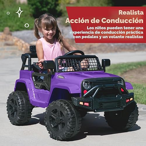 Miniatura 2 de Best Choice Products Vehículo eléctrico de juguete para niños de 12 V con control remoto para padres, arnés de asiento, capacidad de peso de 61