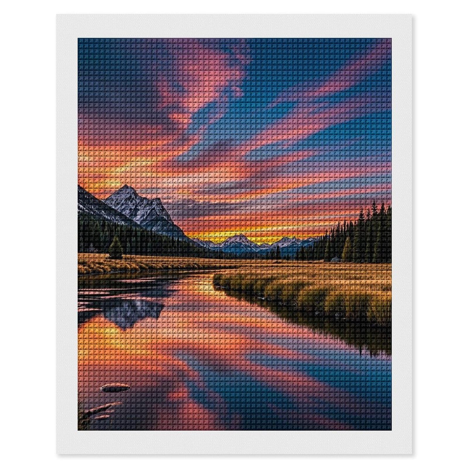 Amazon.com: RKJVB Diamond Painting Kits for Adults Sunset