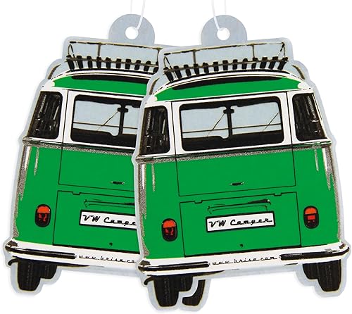 Miniatura 2 de BRISA VW Collection Volkswagen Samba Bus T1, T2, T3 Camper Van Vanagon, Beetle Bug & Golf GTI Ambientador para coche con fragancia desodorante para