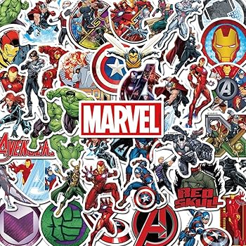 Amazon.co.jp: 100枚入り マーベル スーパーヒーロー MARVEL