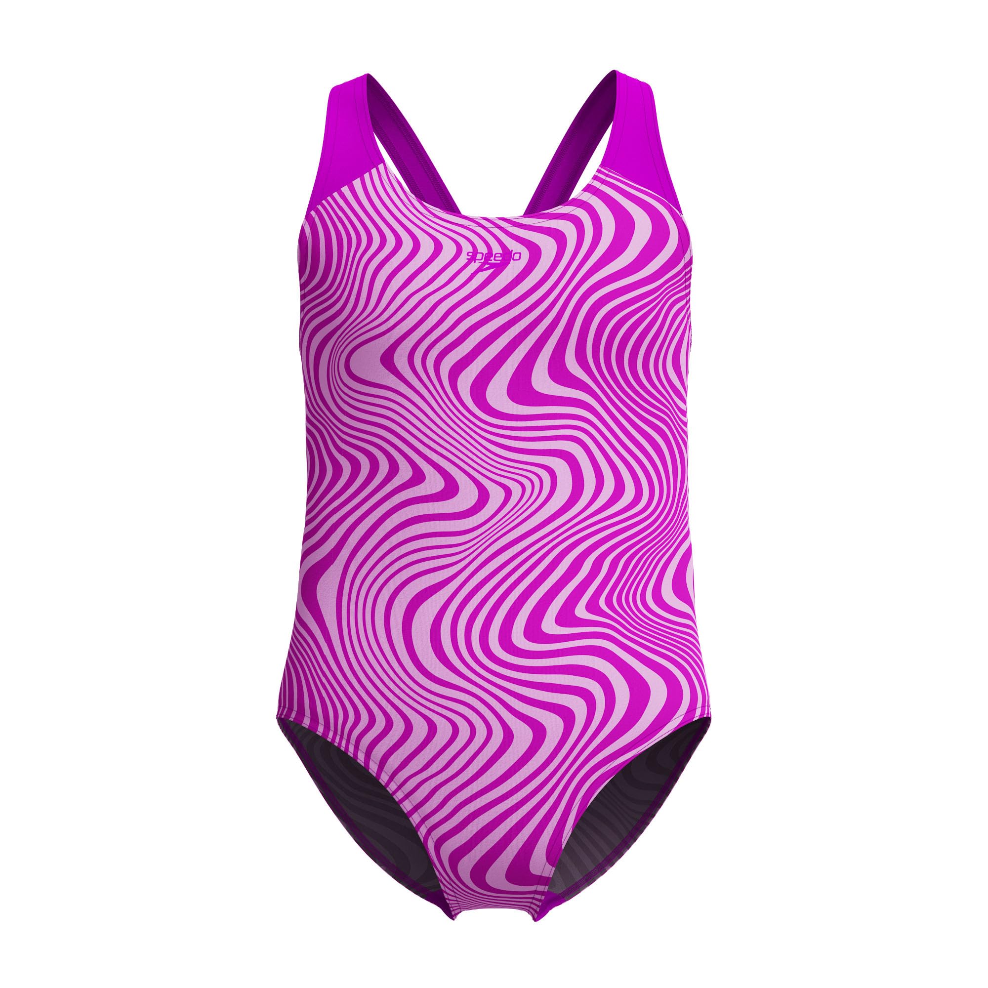 Speedo Girls Diva Digital Allover Splashback Swimsuit Swimming Costume Size 15-16 Years