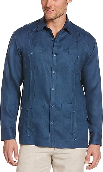 Guayabera hombre lino Clearance