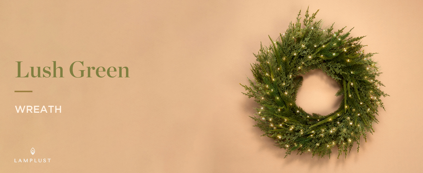 evergreen Christmas wreathe動きあるクリスマスリース evergreen