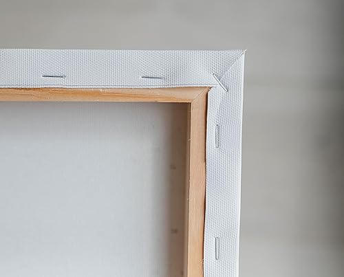 Miniatura 3 de Omaart Kit de pintura por números para principiantes, lienzo enmarcado, diseño de gato de fantasía, incluye lienzo enmarcado y estirado preimpreso,