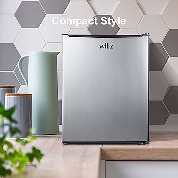 Mini Refrigerator シルバー 2段棚付き Mini Refrigerator シルバー 2段棚付き Mini Refrigerator シルバー 2