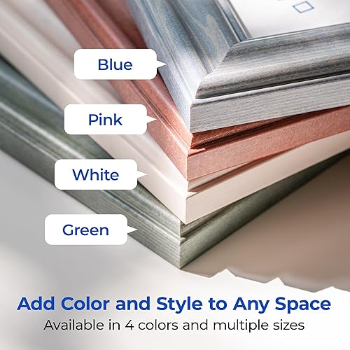 Miniatura 4 de Marco profundo de madera vincapervinca para fotografía 1.5 pulgadas de ancho.