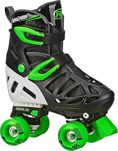 Roller Derby Track Star Adjustable Roller Skates for Beginners Boys  Girls