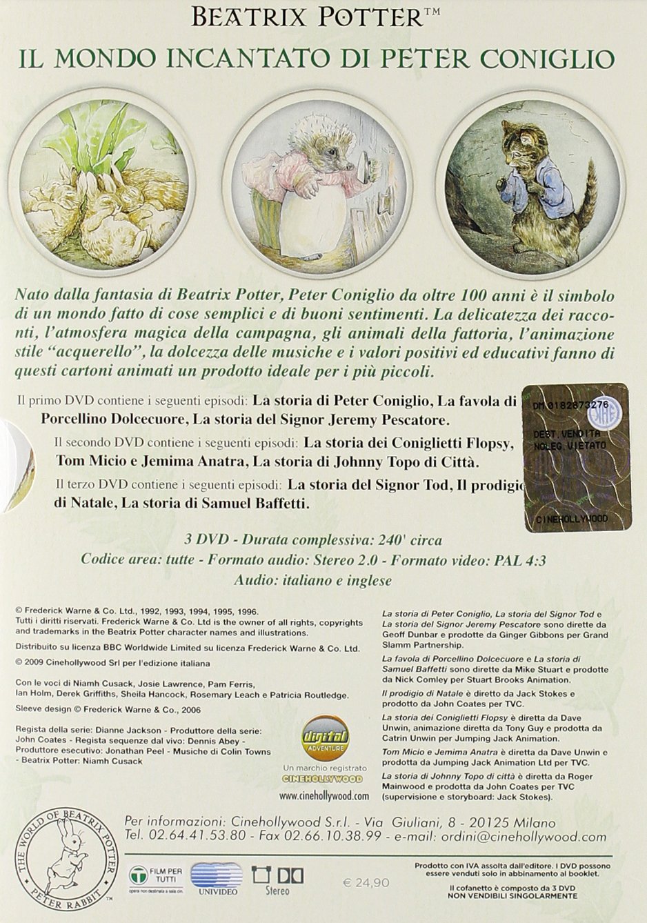 Peter Coniglio 1,2,3 (Box 3 Dvd)