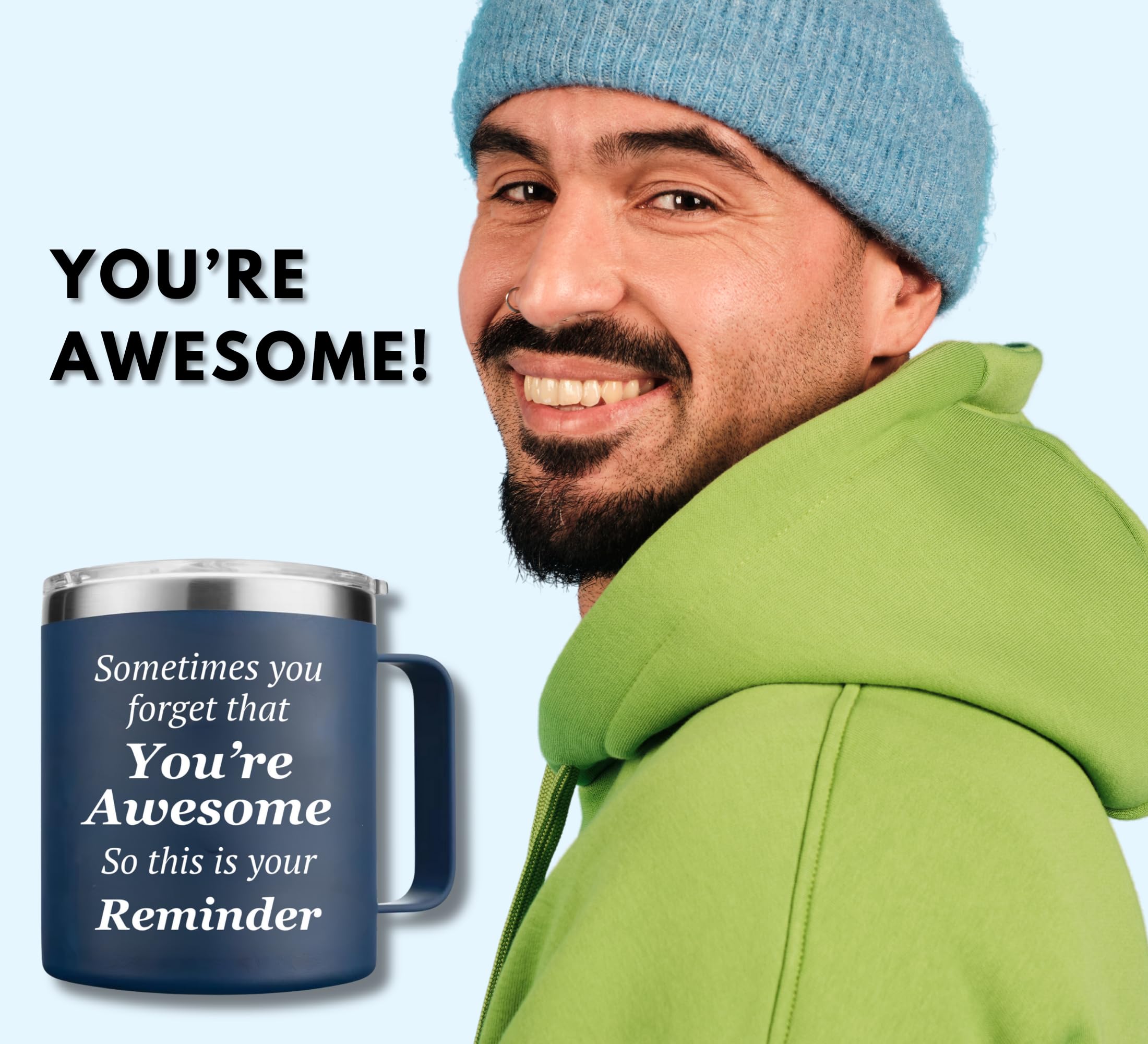Filtered Blend 'You're Awesome' Coffee Mug 14oz thumbnail 3
