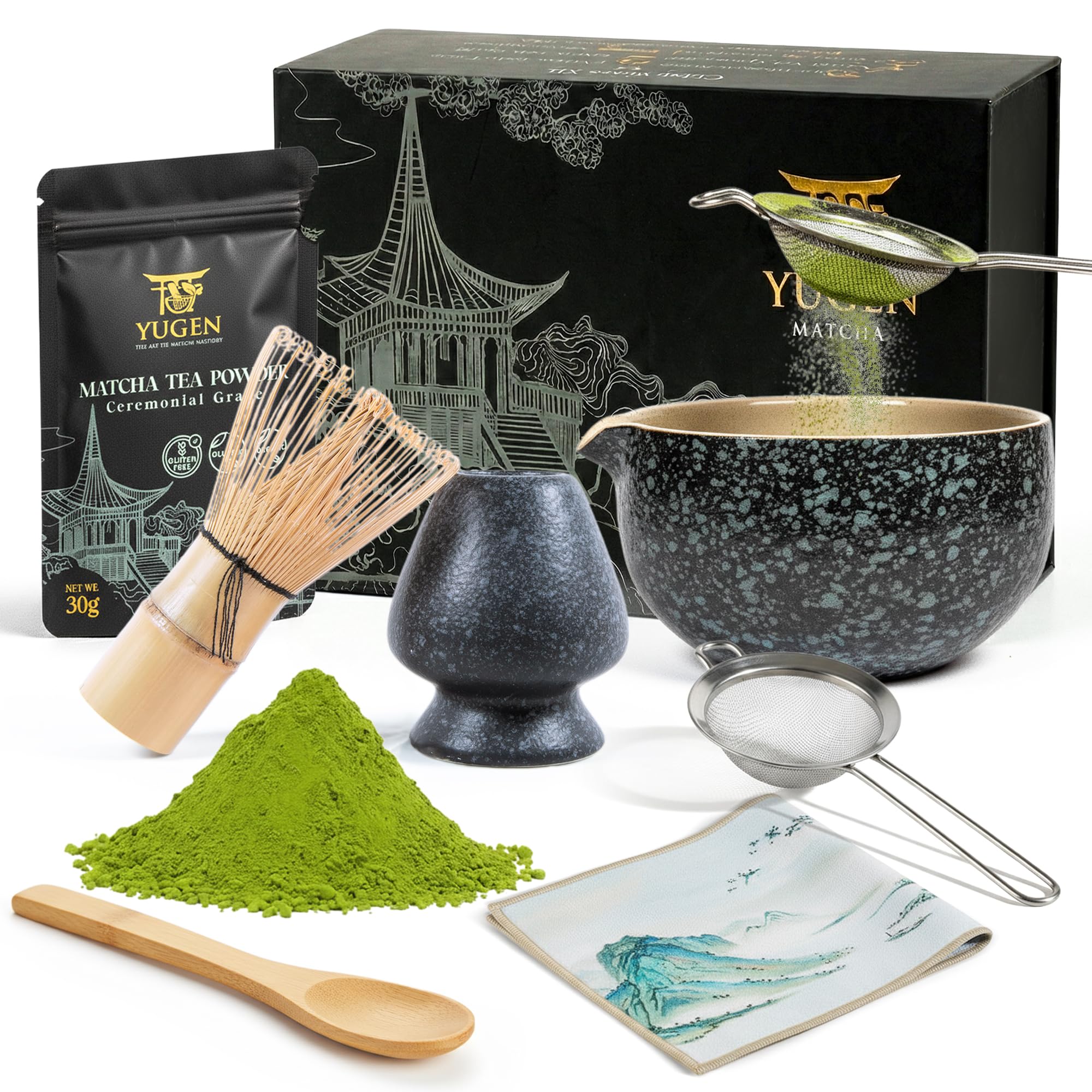 YUGEN MATCHA 7 Piece Matcha Whisk Set