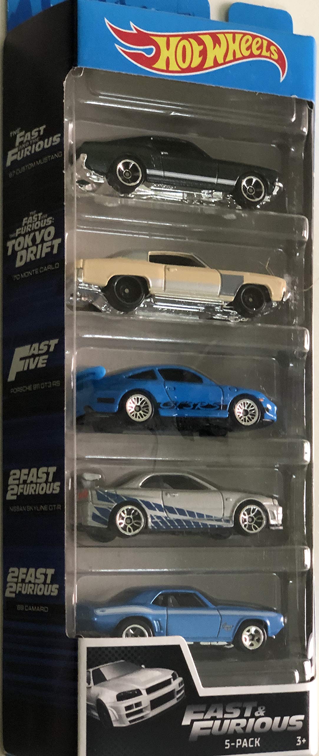 Die Cast Paquete De Carros Hot Wheels Rapido Y Furioso Hot Wheels - Main Image