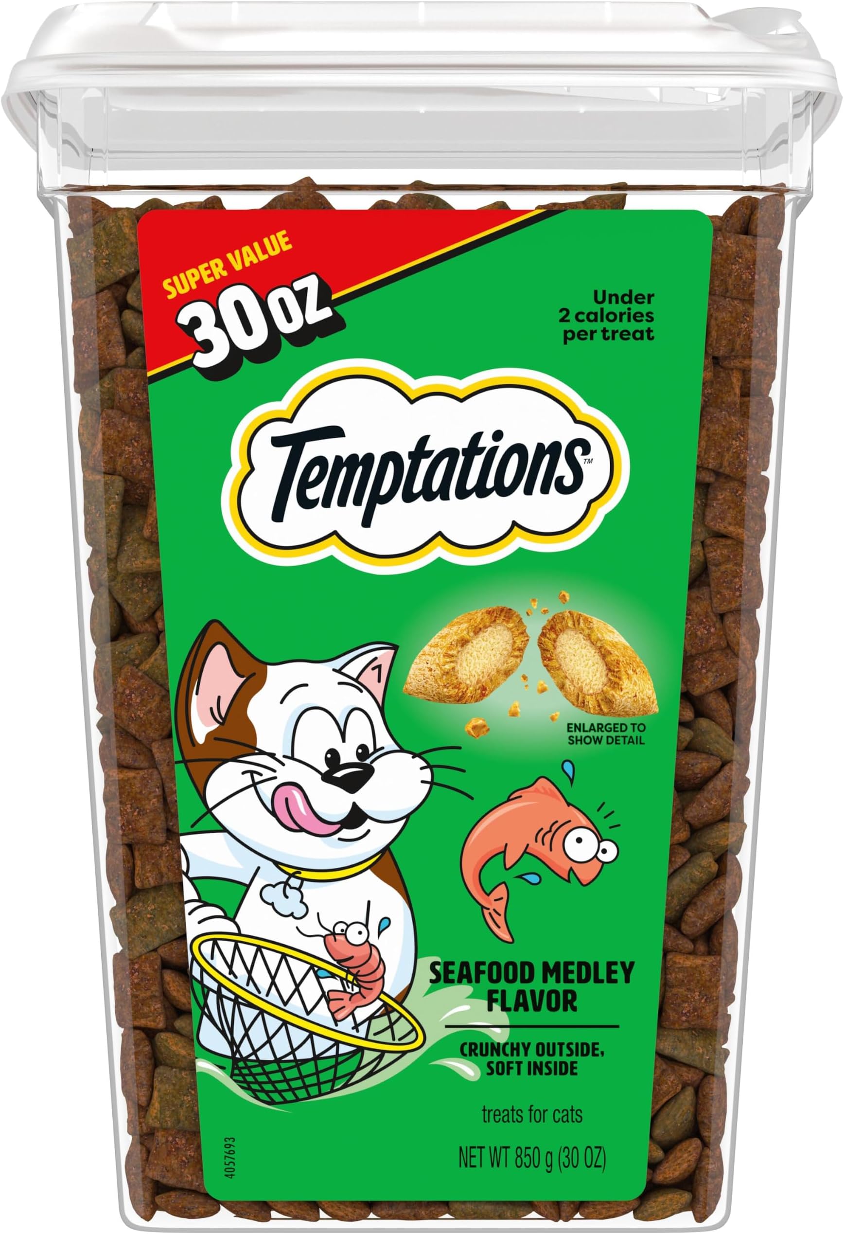 Classic Crunchy and Soft Cat Treats, 30 oz.