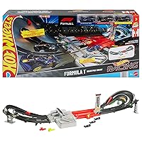 Hot Wheels Racing - Circuito Grand Prix, set pista con due modalità gara e booster motorizzato
