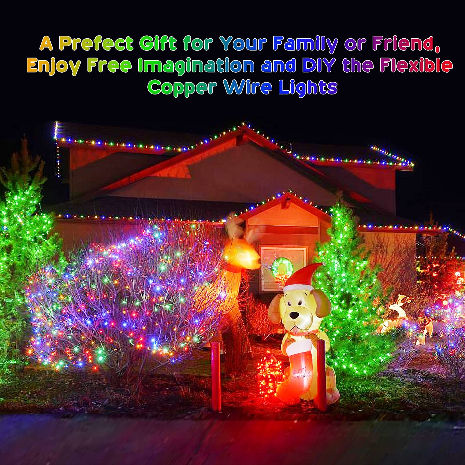 LED-Lichtschlauch für den Außenbereich, 1000 LEDs, 50 m, GlobaLink Lichterschlauch für Weihnachten, IP65, wasserdicht, PVC-Kabelband, 8 Modi, Weihnachtsdekoration, Terrasse, Garten, Hochzeit, Pool