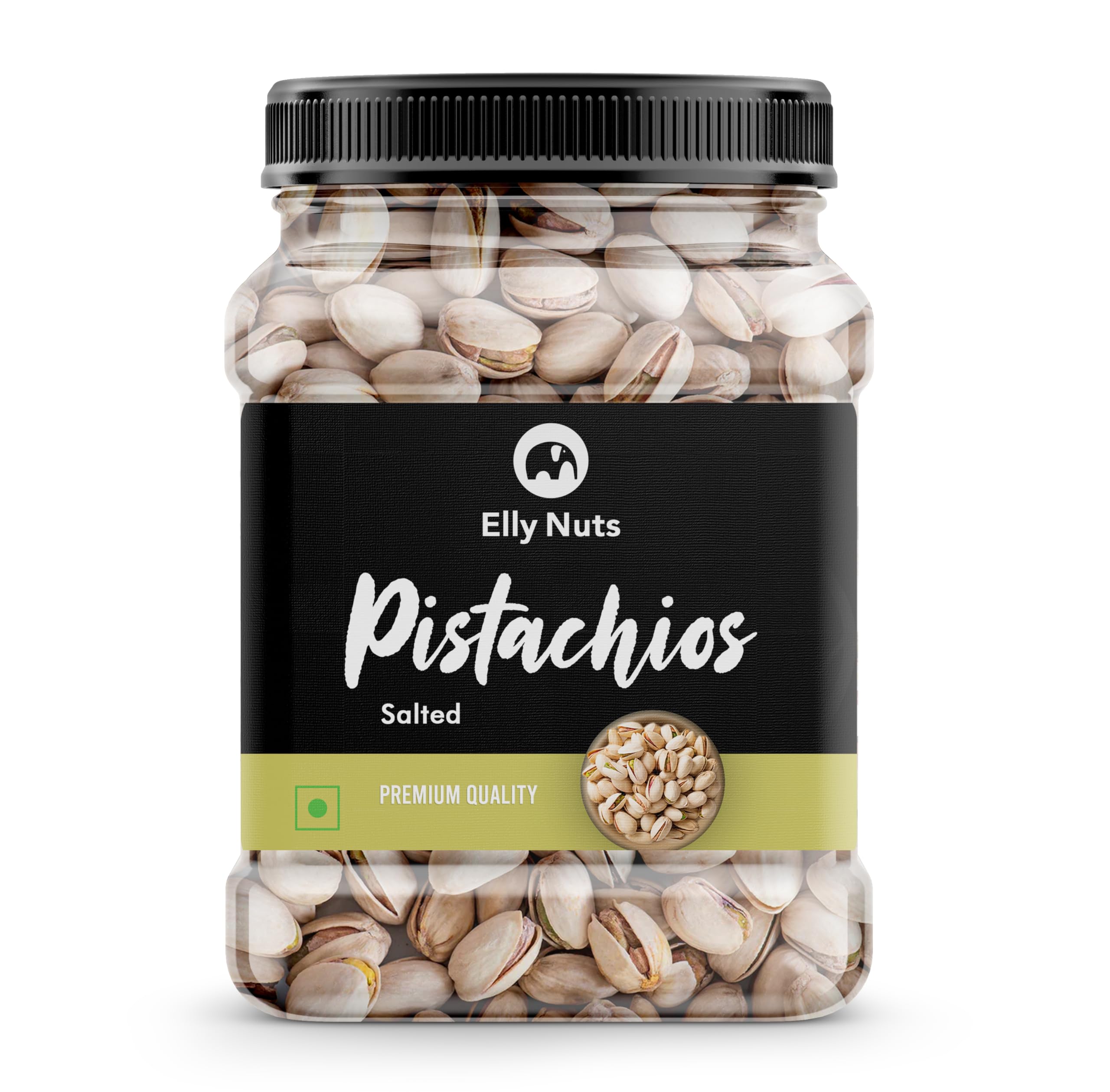 Elly Nuts Whole Roasted Salted Pistachios with Shell | Fresh and Healthy Dry Fruits Salted Pistachios - Gift Pack (250 Gram) (B0CSG5PT94) Amazon Price History, Amazon Price Tracker