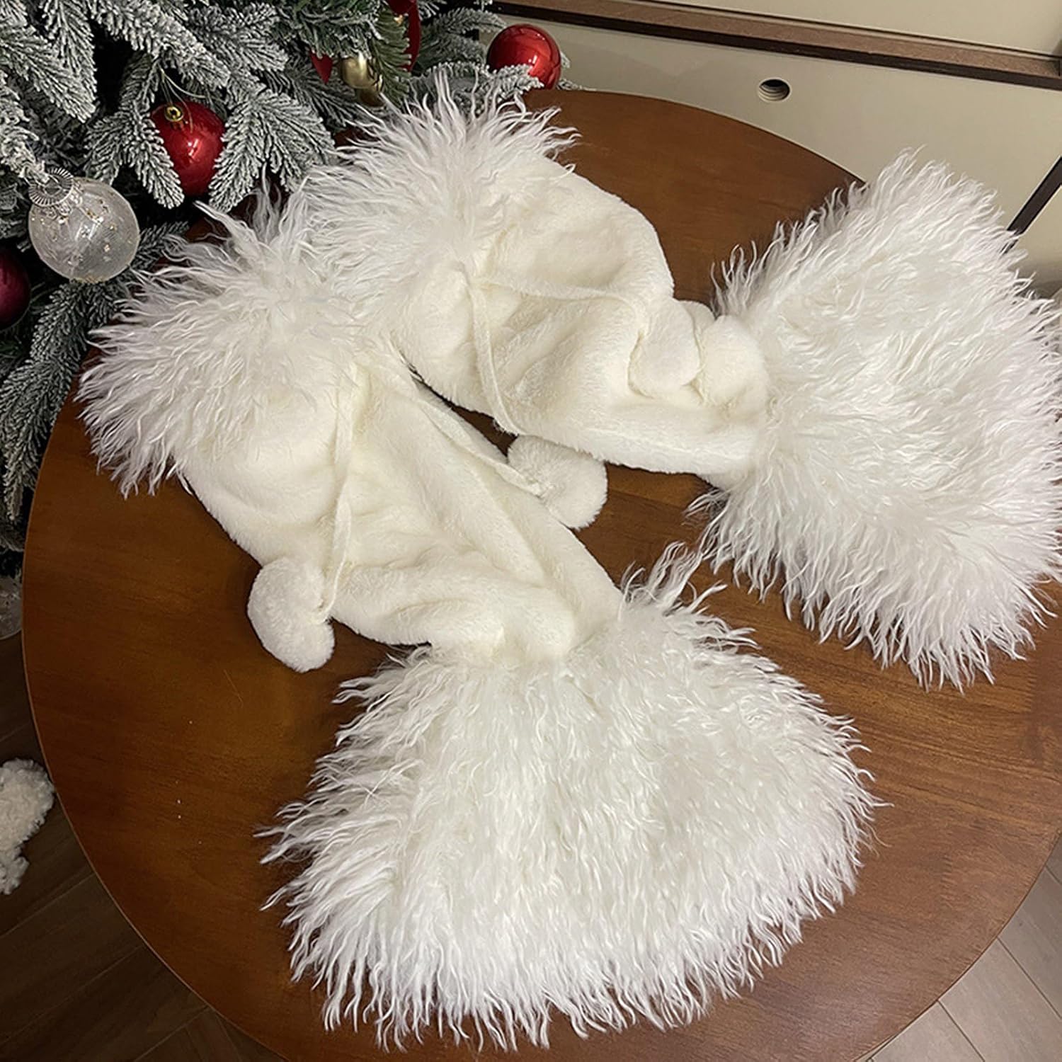 Leg Warmers, Furry Fishtail Winter Leg Warmers for Women and Girls Cozy Thermal Fuzzy Plush Boot Covers Socks
