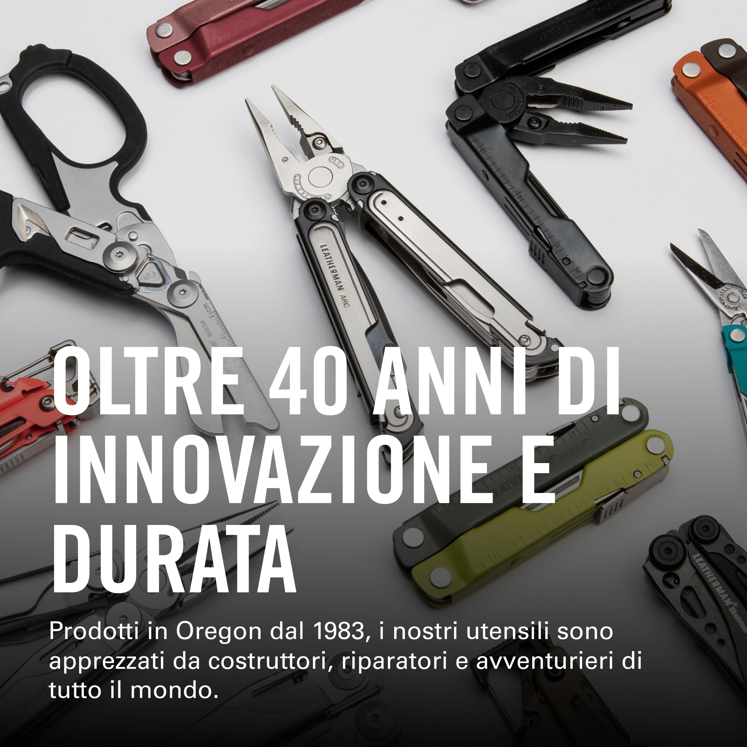 Leatherman Surge Multi-Tool - 21 Strumenti per Impieghi Gravosi con Lame - Acciaio Inossidabile