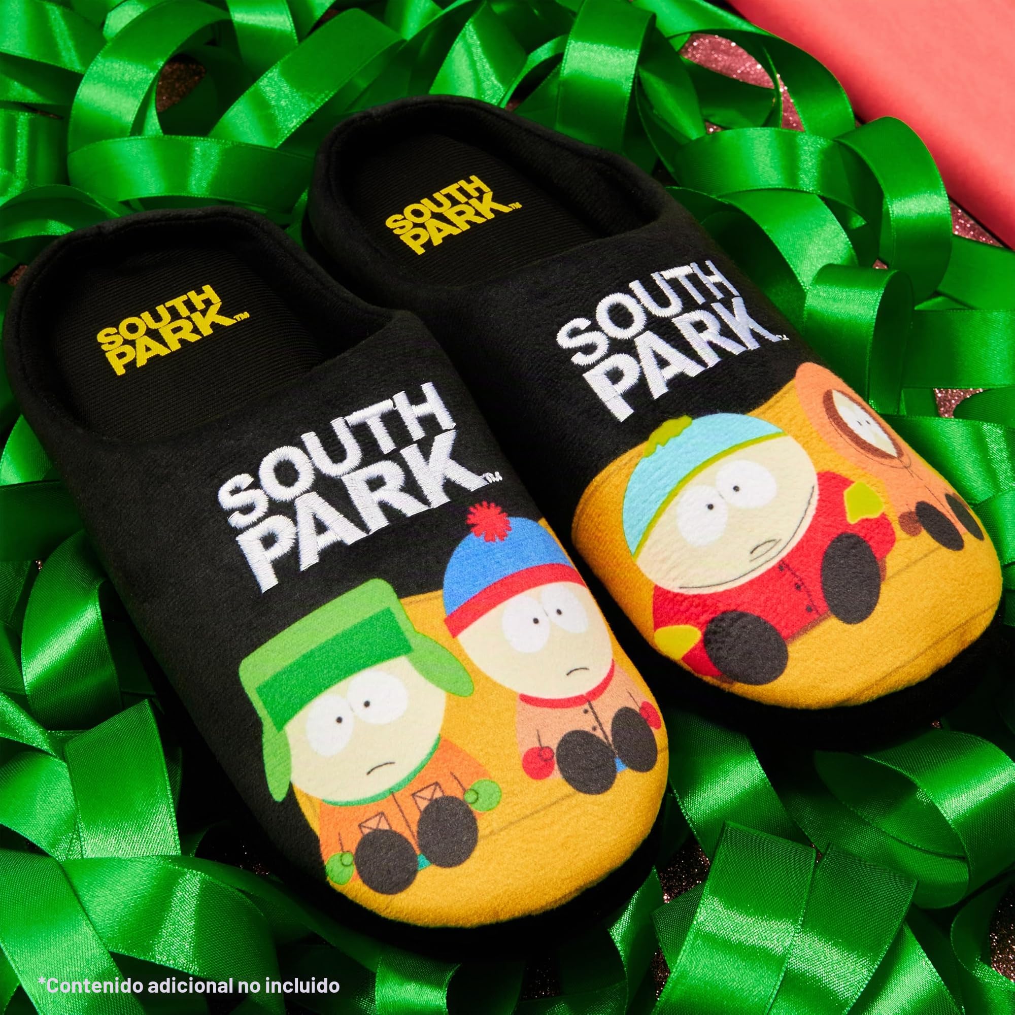 South Park Zapatillas de Estar para Hombre - Pantuflas de Casa de Invierno