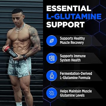 ALLMAX L-Glutamine Powder, Fermented, Unflavored, 100 g