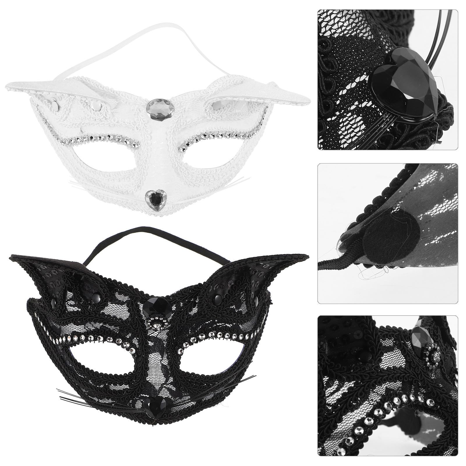 TOYANDONA 10 Unidades Máscara de Animal Decorativa Ligera para Cosplay y